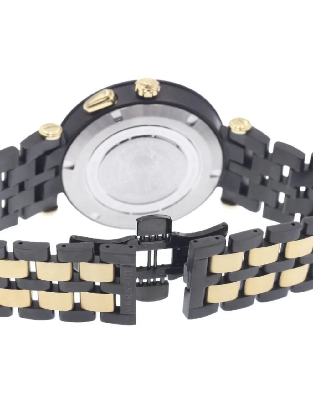 VERSACE V race VEBV00619 Dual time Black / gold Dial Quartz Men's Watch_966176